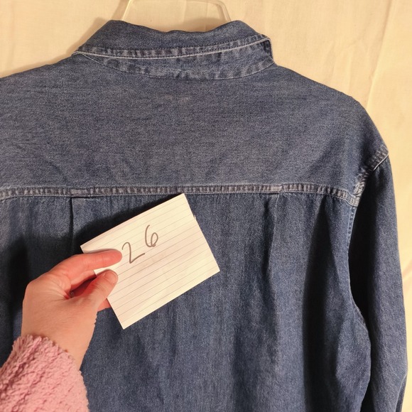 Vintage Style Embroidered Denim Jacket Ice Skating Cottagecore Whimsical Y2K - Picture 6 of 6